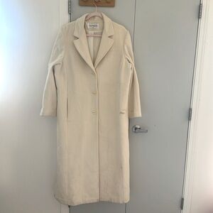 Cream Chadwick’s Wool Coat